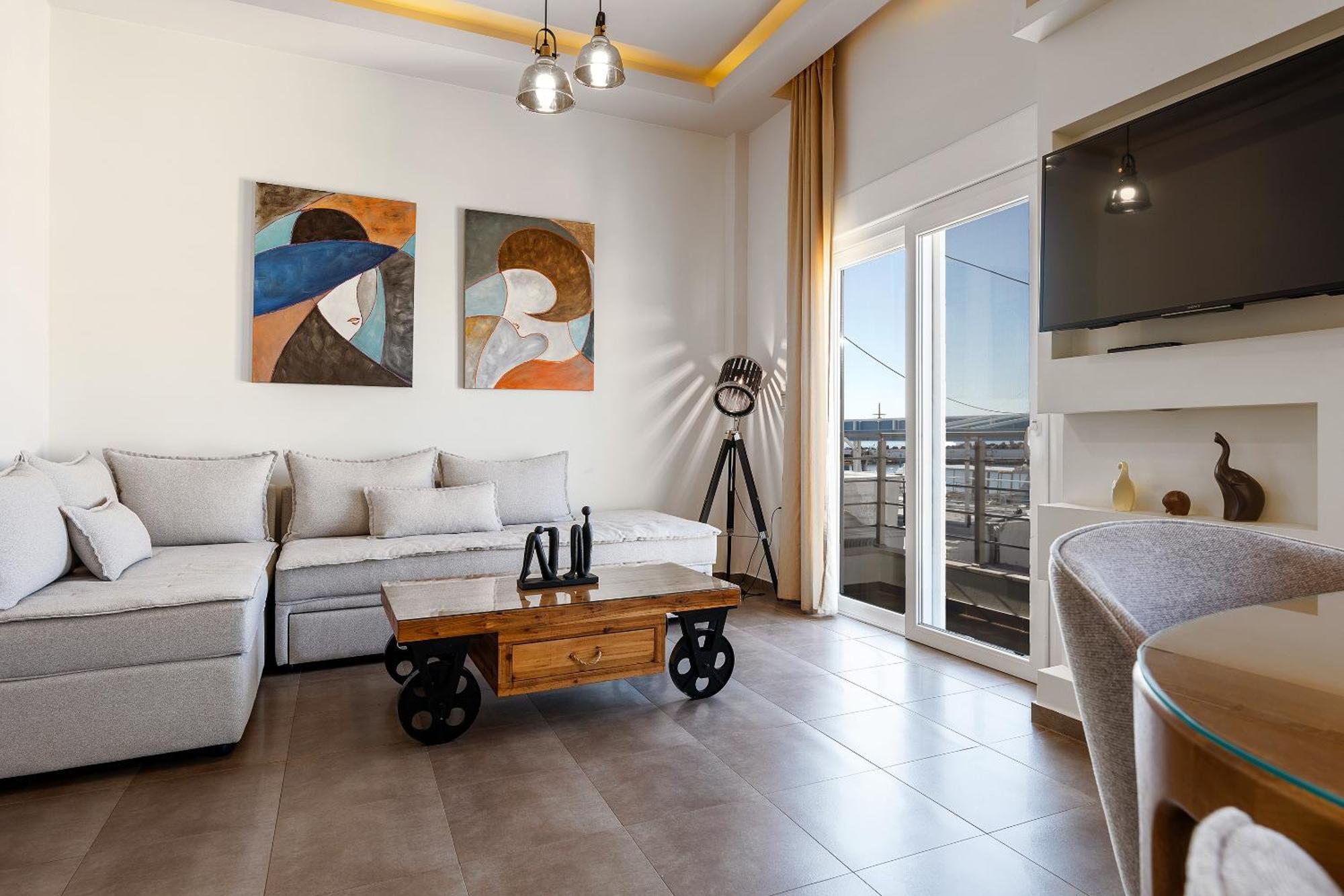 Ioanna Bayview Luxury Apartment 依拉佩特拉 外观 照片